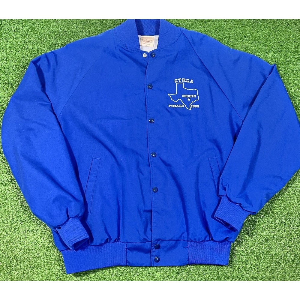 Vintage Texas Rodeo Jacket XL Western Seguin TX. Old Timers Rodeo Cowboy 80s‎
